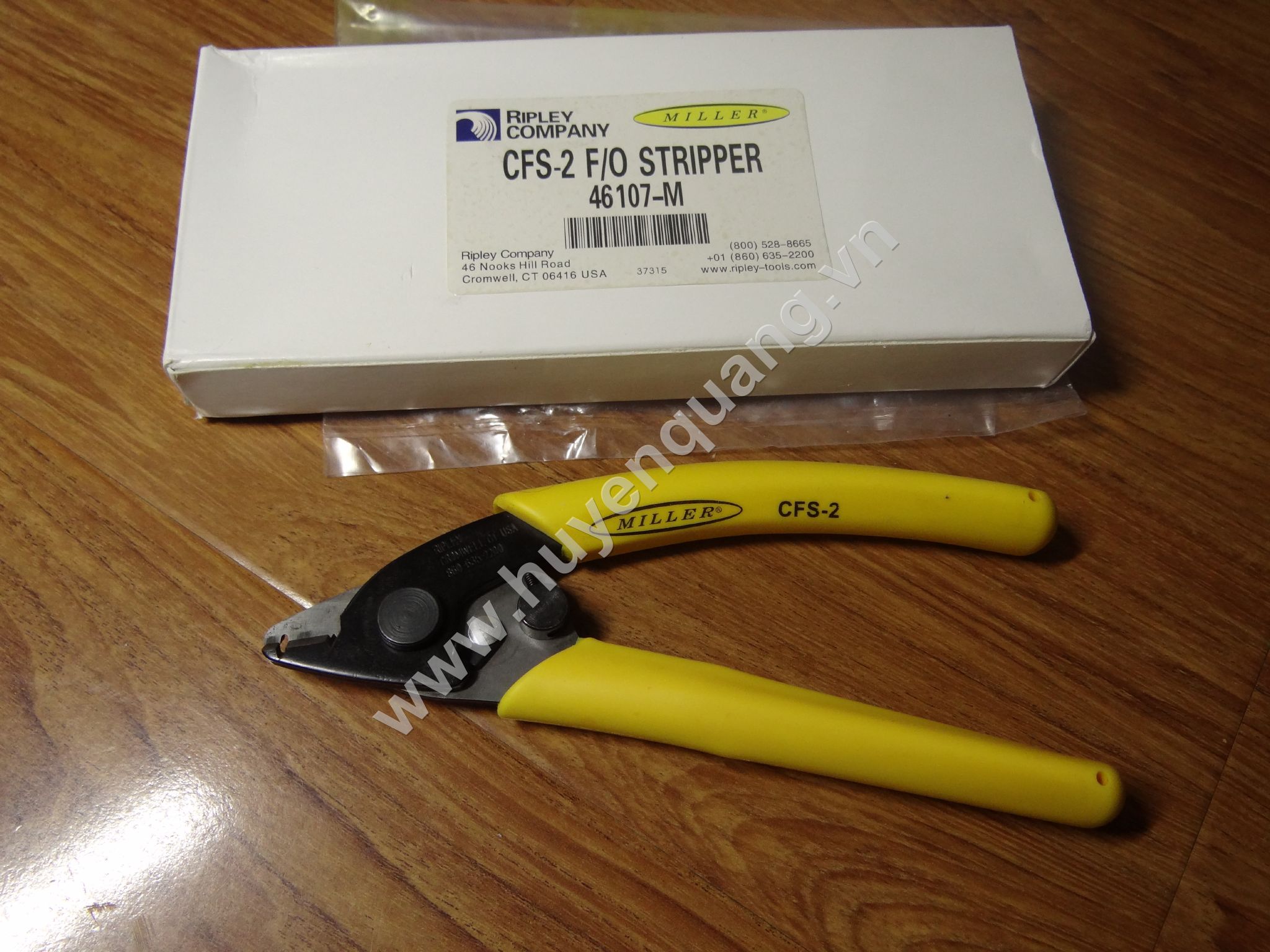 Kìm tuốt sợi quang 2 lỗ RIPLEY MILLER CFS-2 (USA)